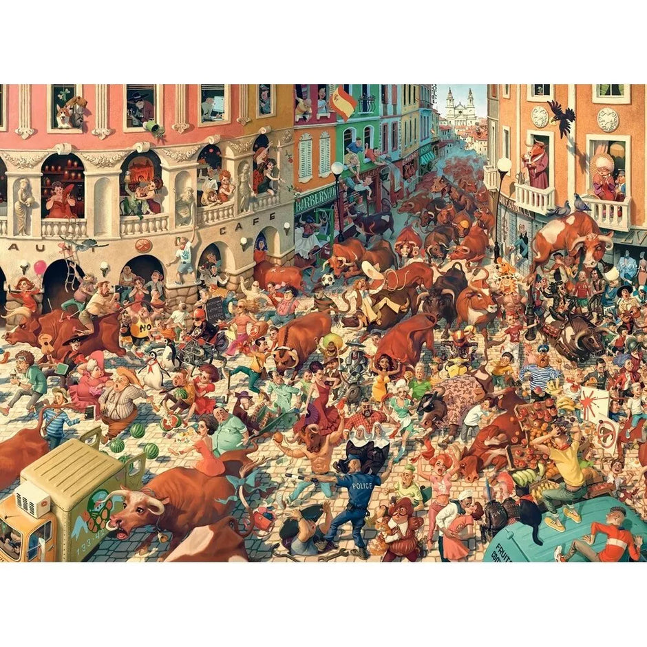 Castorland dėlionė ART kolekcija Bull Run in Pampeluna 3000 det.
