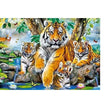 Castorland dėlionė Tigers by the Stream 120 det.