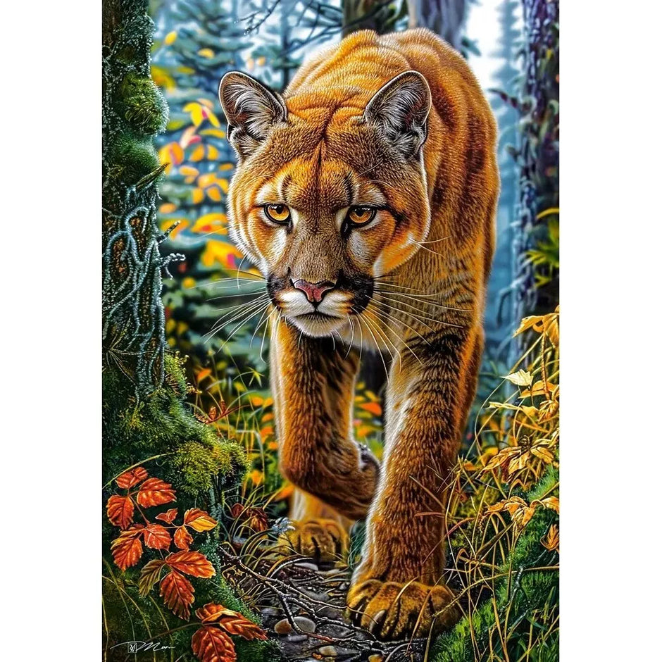 Castorland dėlionė Mountain Lion in The Forest 1500 det.