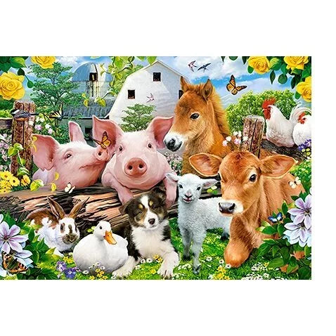 Castorland dėlionė  Farm Friends 60 det.