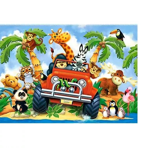 Castorland dėlionė Softies On Safari 60 det.