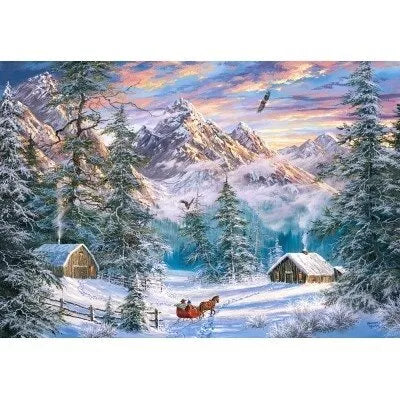 Castorland dėlionė Mountain Christmas 1000 det.