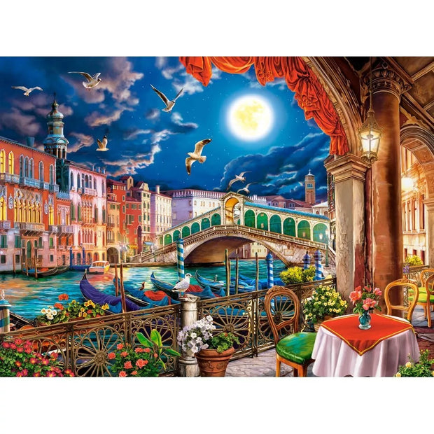 Castorland dėlionė Romantic Night in Venice  2000 det.