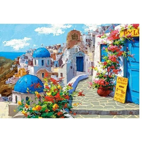 Castorland dėlionė Spring in Santorini  2000 det.