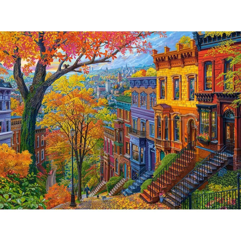 Castorland dėlionė Autumn City Hill 3000 det.