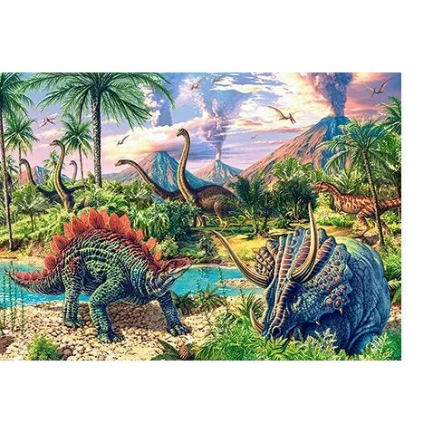 Castorland dėlionė DINOSAUR VOLCANOS 120 det.