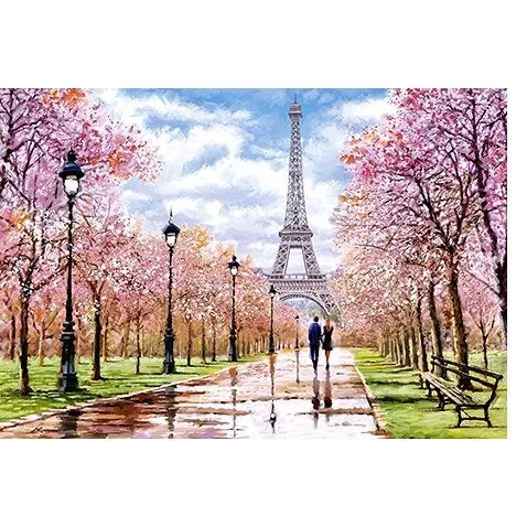Castorland dėlionė Romantic Walk in Paris 1000 det.