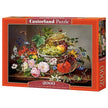 Castorland dėlionė Still Life with Flowers and Fruit Basket 2000 det