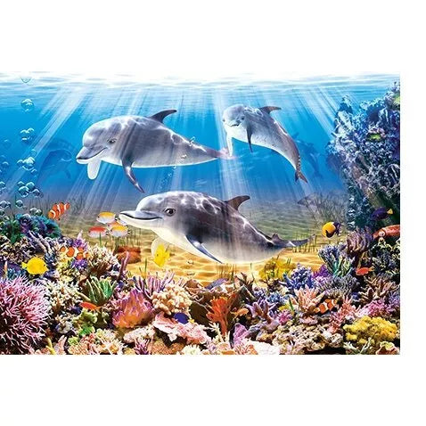 Castorland dėlionė Dolphins Underwater  500 det.