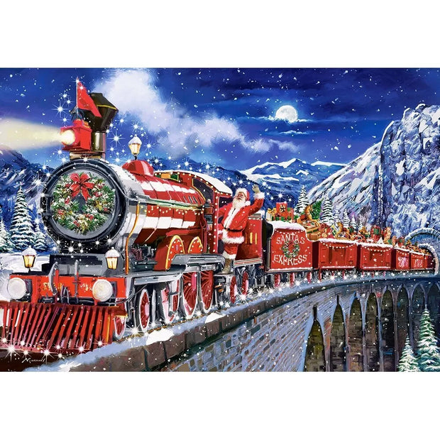 Castorland dėlionė Santas Coming to Town 1000 det.