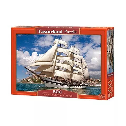 Castorland dėlionė Tall Ship Leaving Harbour  500 det
