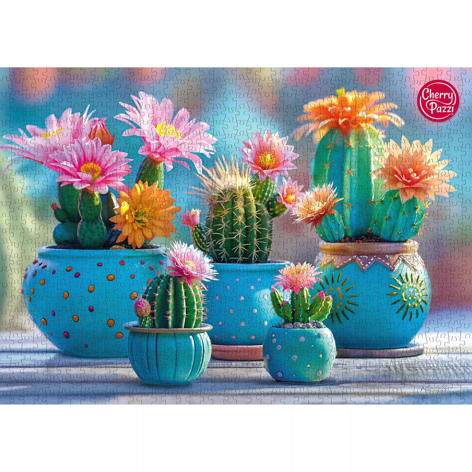CherryPazzi dėlionė Bloomy Cactus Fireworks 1000 det