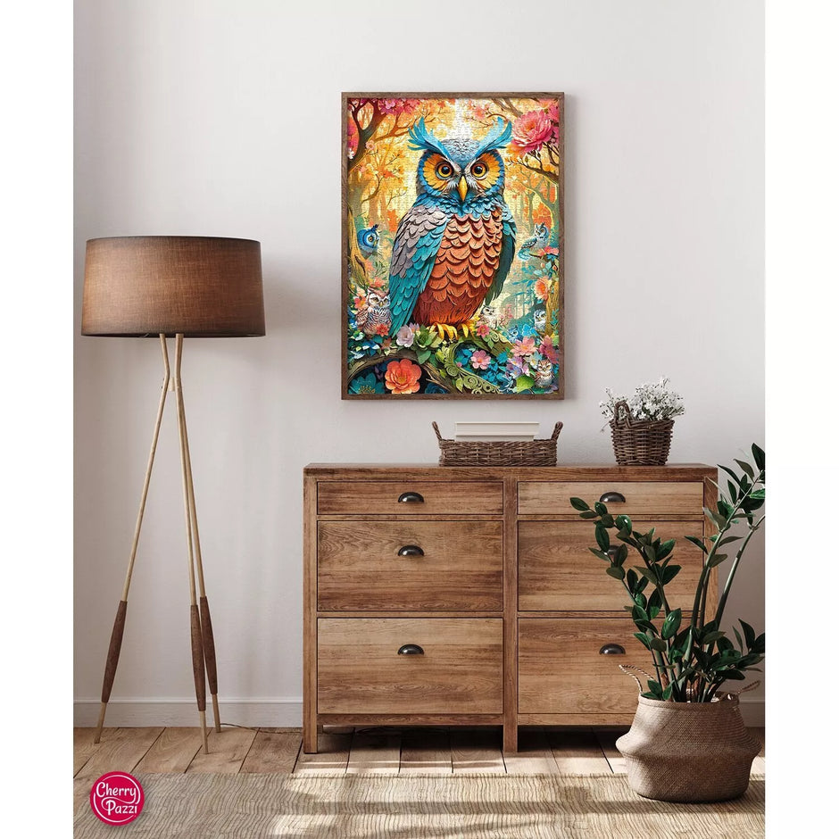 CherryPazzi dėlionė Quilled Owl 1000 det