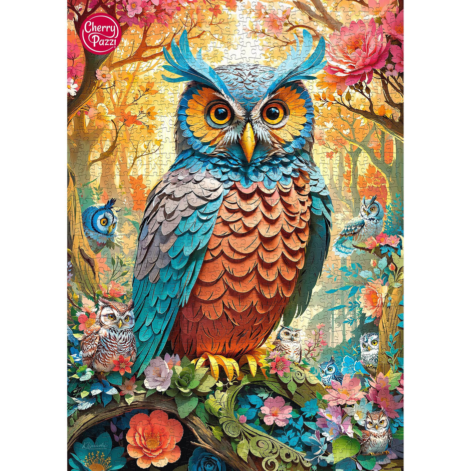 CherryPazzi dėlionė Quilled Owl 1000 det