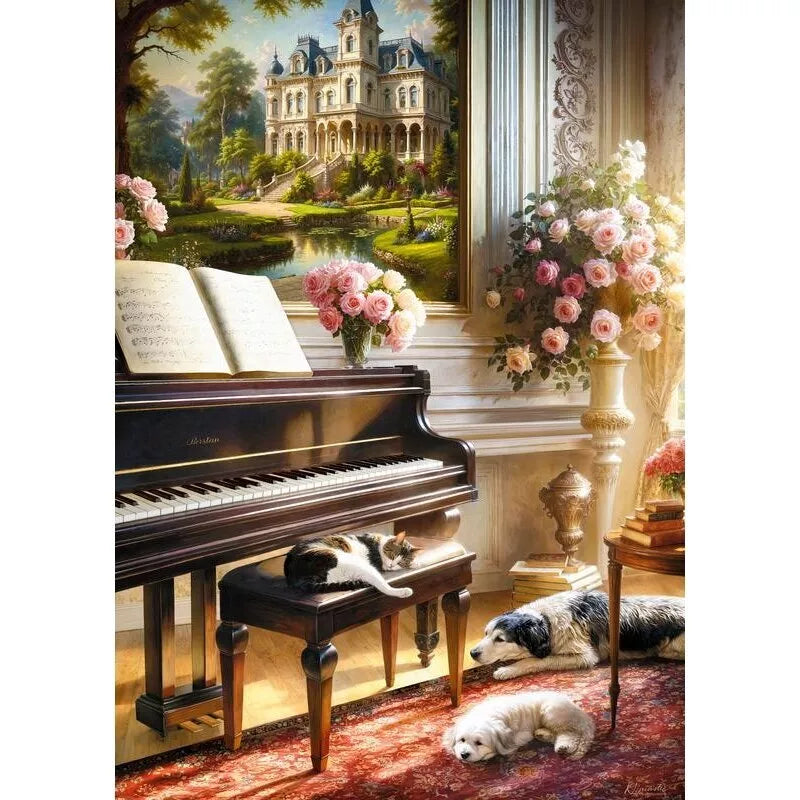 CherryPazzi dėlionė Piano Room 1000 det