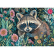 CherryPazzi dėlionė Raccon in Flowers 1000 det