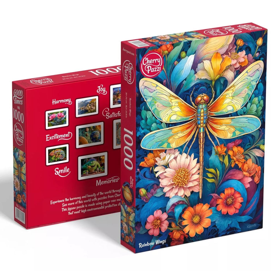 CherryPazzi dėlionė Rainbow Wings 1000 det