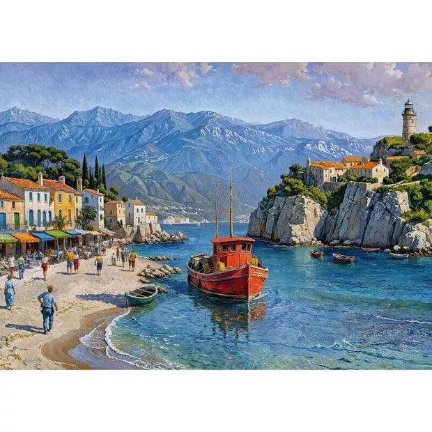 CherryPazzi dėlionė Seaside Village 1000 det