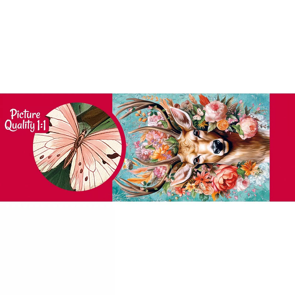 CherryPazzi dėlionė Flower Deer 1000 det