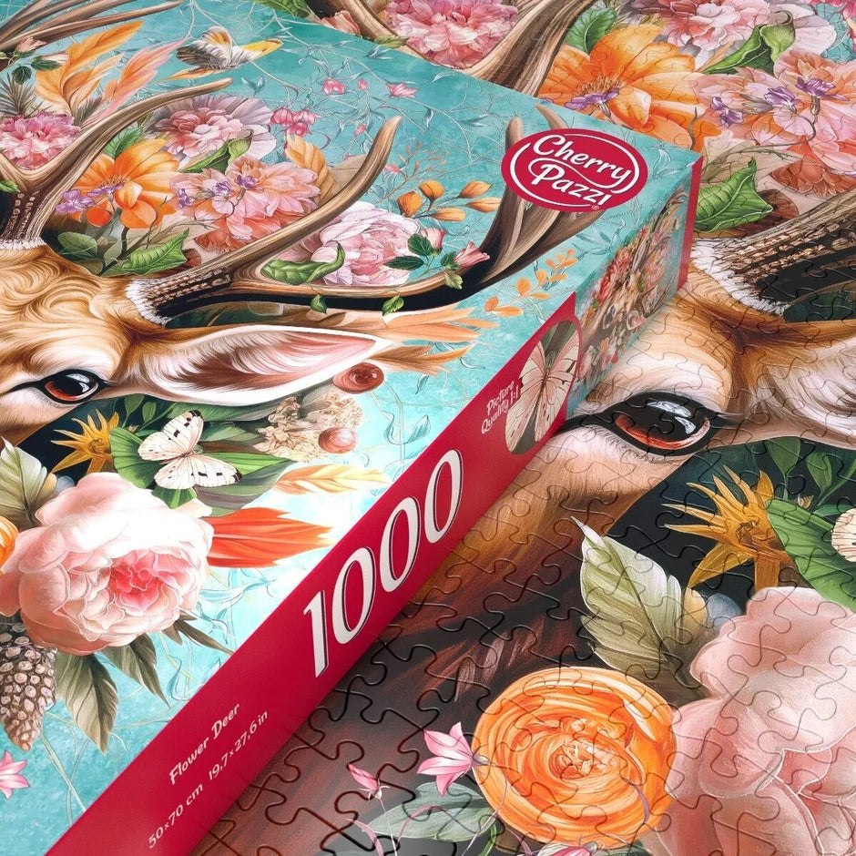 CherryPazzi dėlionė Flower Deer 1000 det