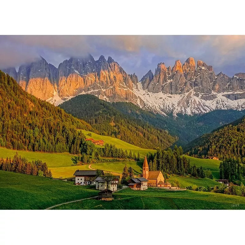 CherryPazzi dėlionė Santa Maddalena, Dolomites 1000 det.