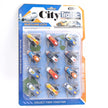 City Traffic lėktuvėlių rinkinys 12 vnt