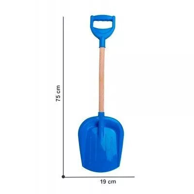 Technok kastuvas didelis su medine rankena 75 cm