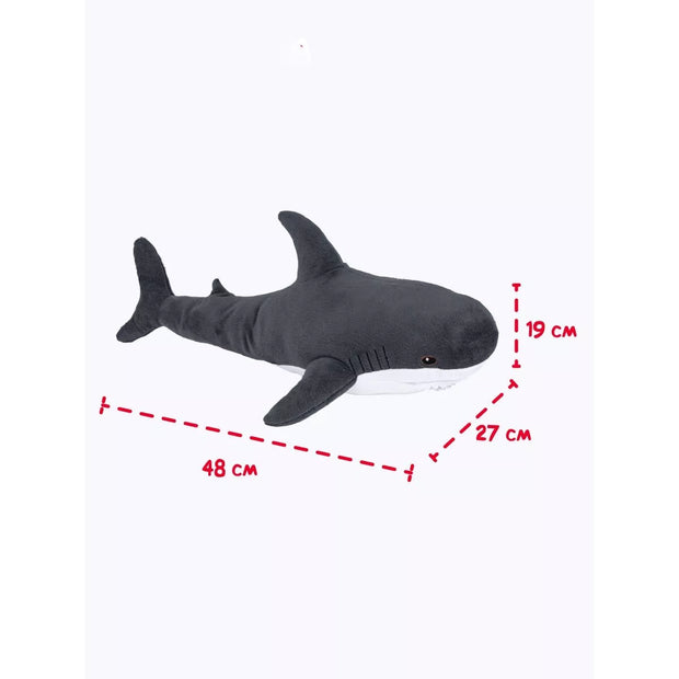 Fancy minkštas žaislas ryklys pilkas 47 cm