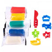 Genio kids plastilinas - modelinas 6 spalvos su formelėmis