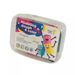 Genio kids plastilinas - modelinas 6 spalvos su formelėmis