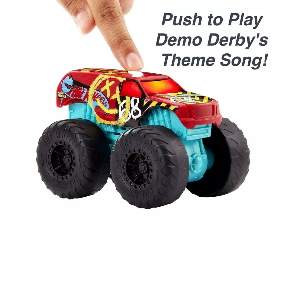 HOT WHEELS MONSTER TRUCK automobilis Roarin Wreckers Demo Derby CU Funct II