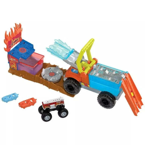 HOT WHEELS MONSTER TRUCK automobilių paleidimo arena