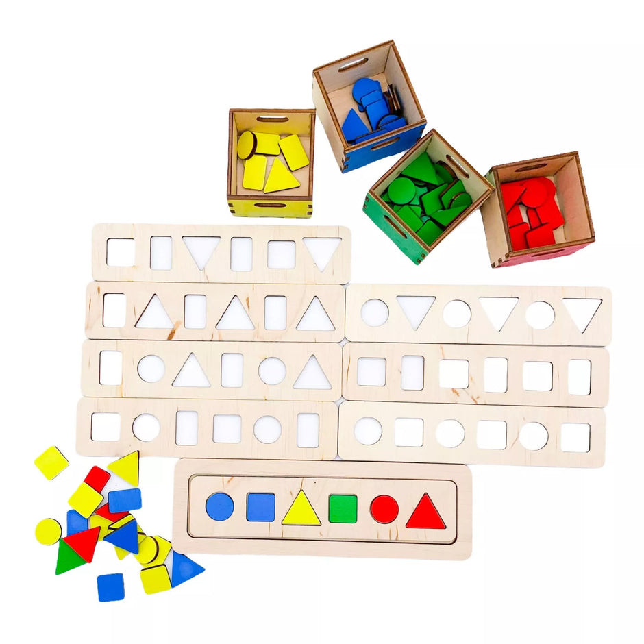 Lavinamasis rinkinys Stebuklinga skrynelė ir Segeno lentelės