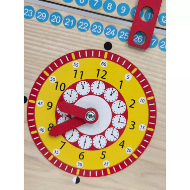 Master Wood lavinamasis Laikrodis kalendorius Lietuviškas