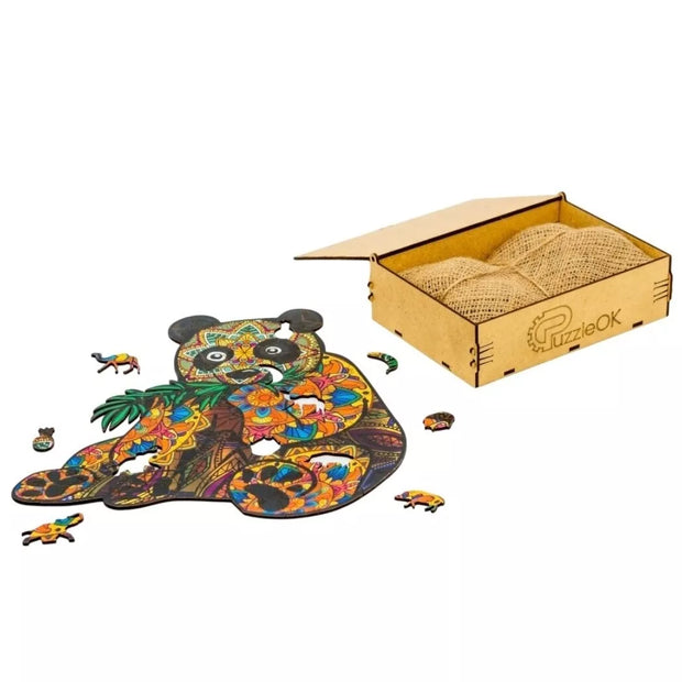 PUZZLEOK medinė dėlionė Panda 65 det