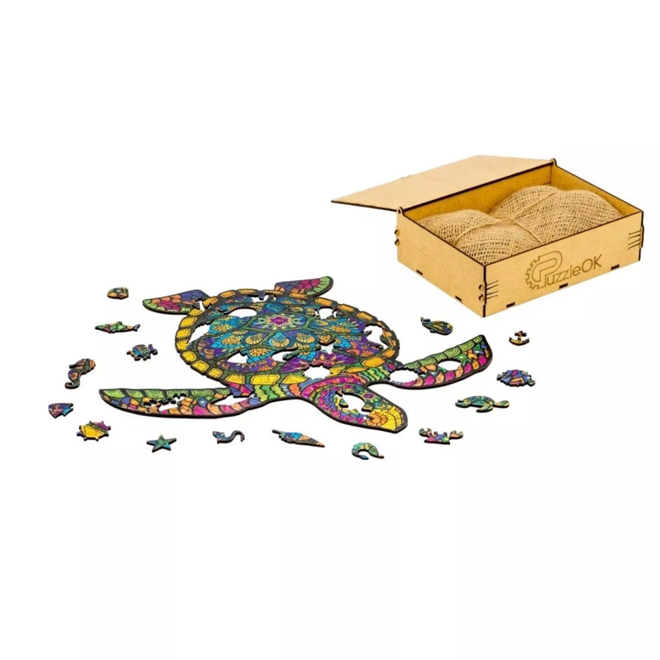 PUZZLEOK medinė dėlionė Vėžlys 68 det