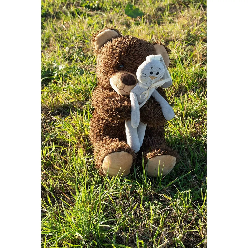 Fancy minkštas meškis su kiškiuku Čibo 27 cm