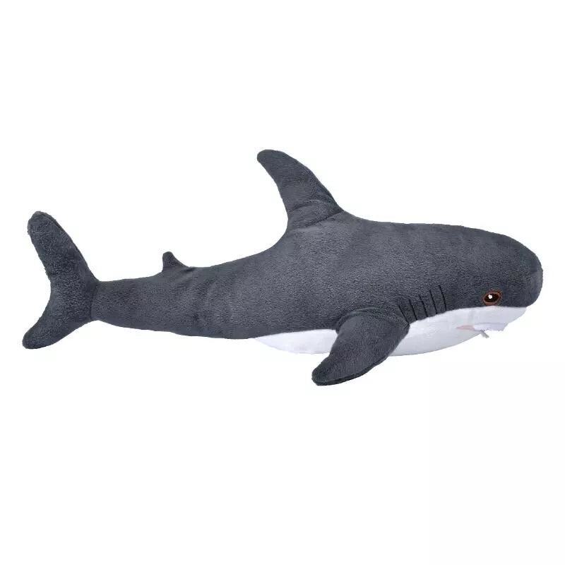 Fancy minkštas žaislas ryklys pilkas 98 cm
