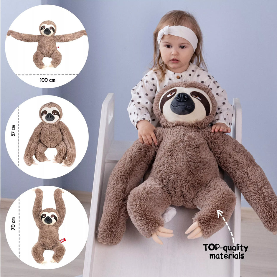 Fancy minkštas žaislas tinginys Braunis 57 cm