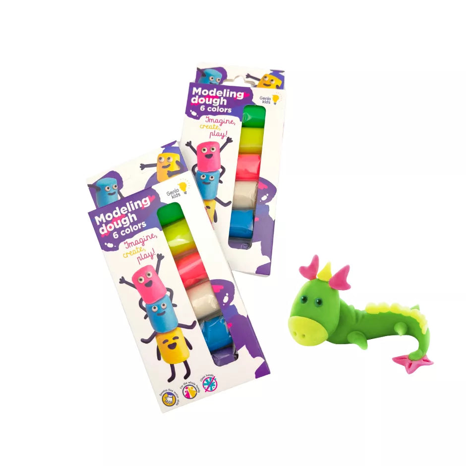 Genio KIds modelino rinkinys 6 spalvos