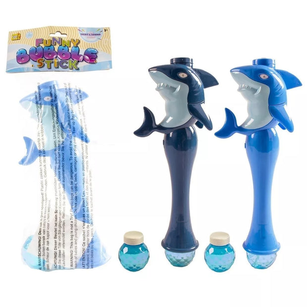 Muilo burbulų pūtiklis su garso ir šviesu efektais Ryklys