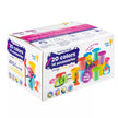 Natūralaus plastilino  modelino rinkinys Fantazijų puokštė Genio Kids 20 spalvų