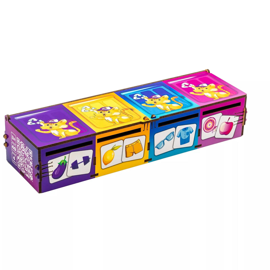 PuzzleOK rūšiuokliai Montessori Spalvos