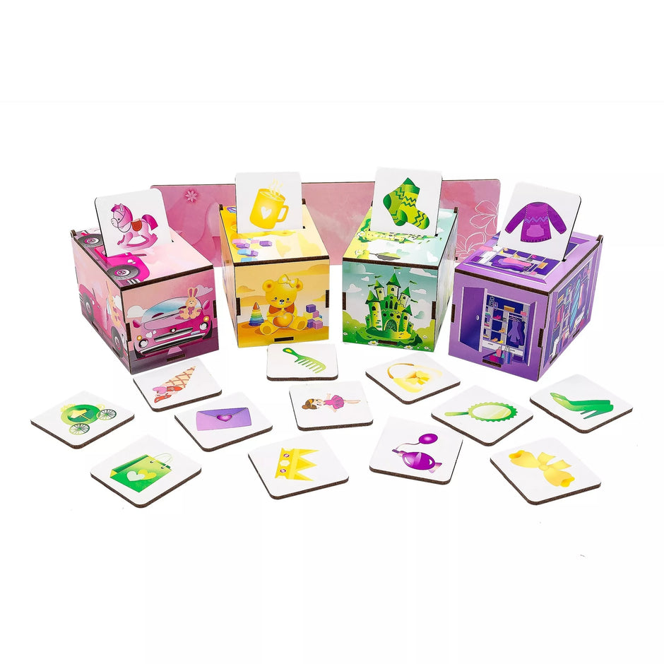 PuzzleOK rūšiuokliai Montessori Princesės