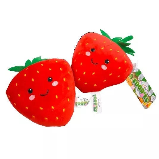 Softlings Foodies minkštas žaislas braškė 16 cm