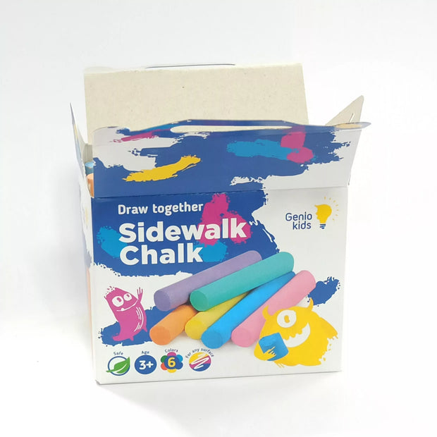 Genio Kids Spalvotos piešimo kreidelės 60 vnt