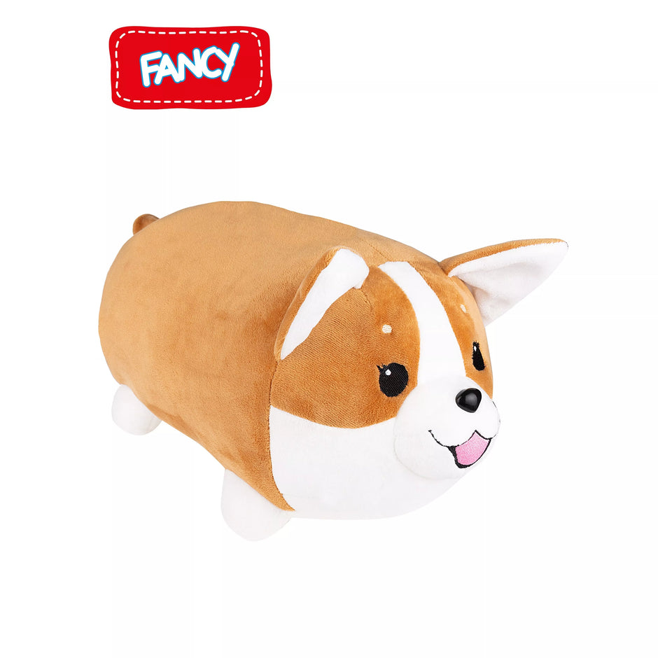 Fancy minkštas žaislas pagalvė šuo korgis Cinamonas 41 cm