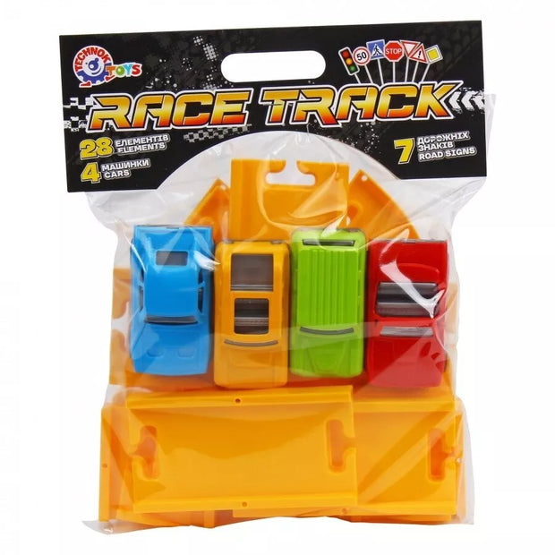 Technok automobilių trasa su mašinytėmis