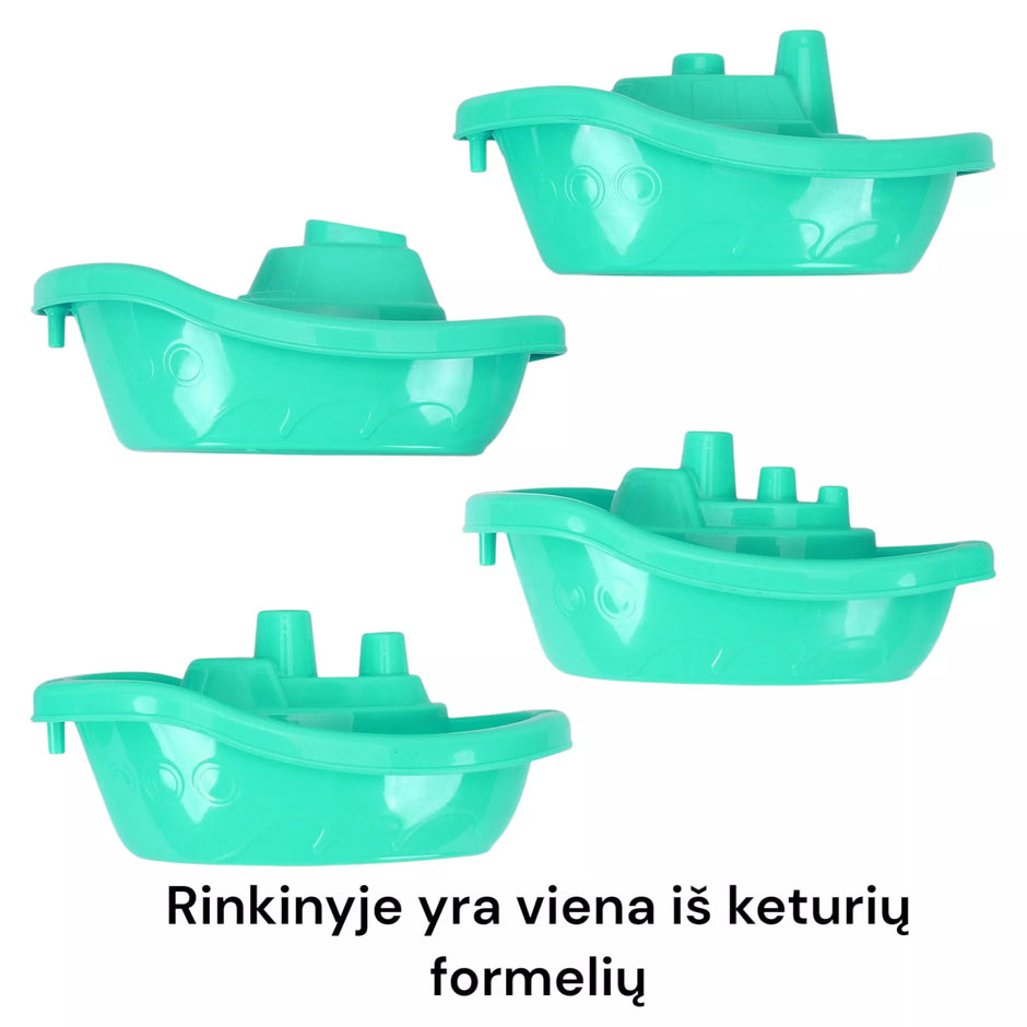 Technok Smėlio žaislų rinkinys, 6 priedai