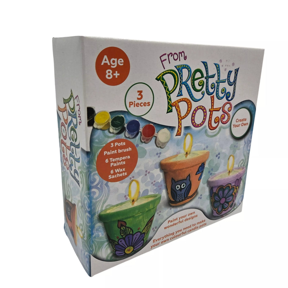 Žvakių su žvakidėmis gamybos ir dekoravimo rinkinys 579038